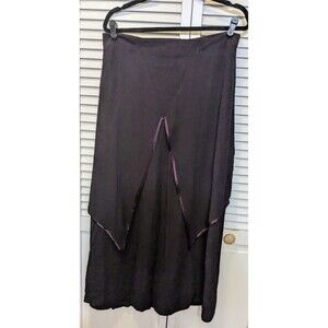 Vintage 90s Design Today's Purple Maxi Peasant Whimseygoth Renn Fest Skirt XL